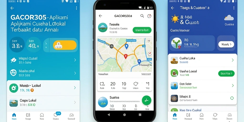 Tampilan antarmuka aplikasi GACOR305 yang informatif dan interaktif.