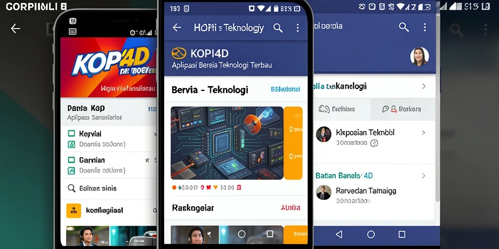 Antarmuka KOPI4D yang modern dan informatif.
