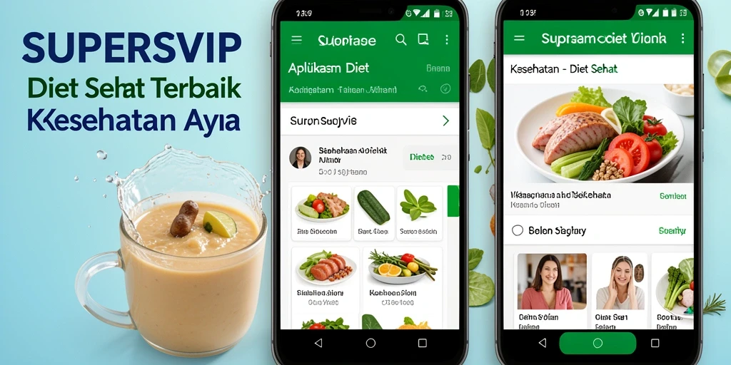 Tampilan antarmuka SUPERSVIP yang menarik dan mudah digunakan.