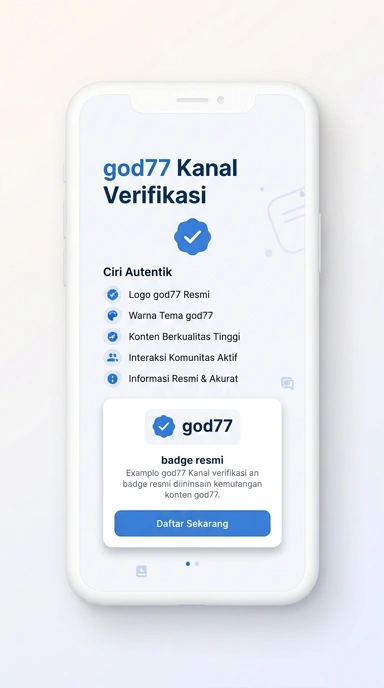 Halaman Resmi Unduh APK god77 untuk Android
